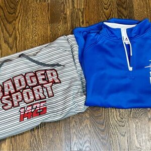 Badger Sport Blue and Gray Men's Sweatshirt Set size‎ L